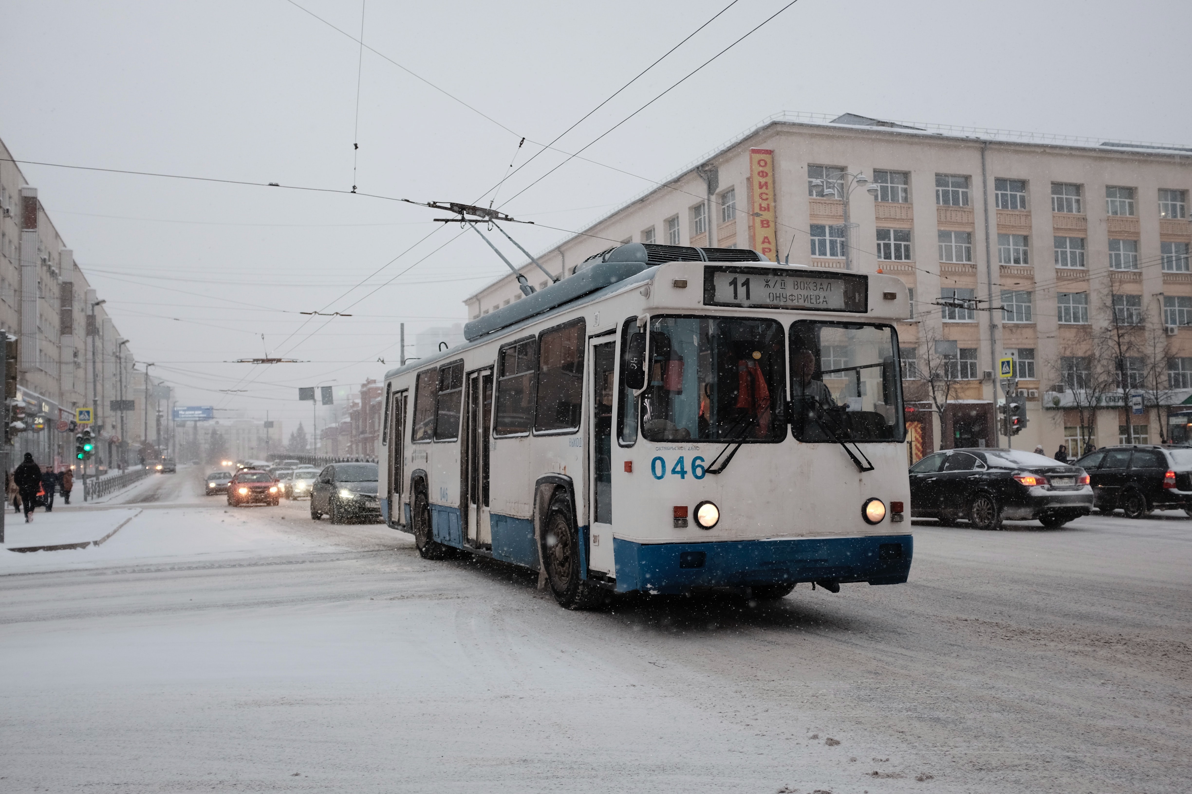 В Красноярске полностью меняется схема движения двух троллейбусов