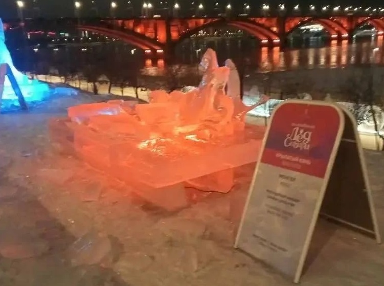 Из-за потепления скульптуры «Волшебного льда Сибири» будут демонтированы
