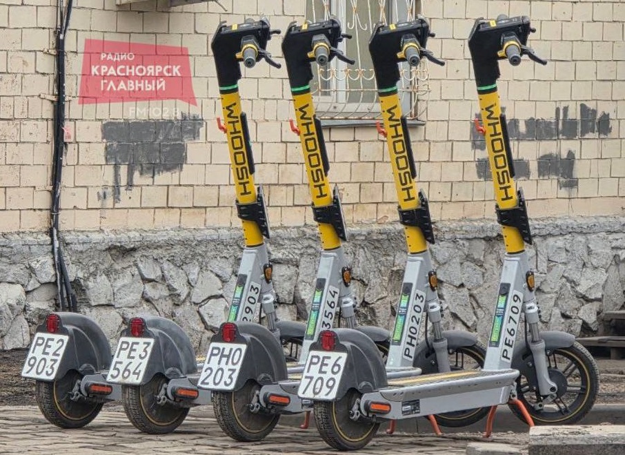 В Красноярске стартовал сезон электросамокатов